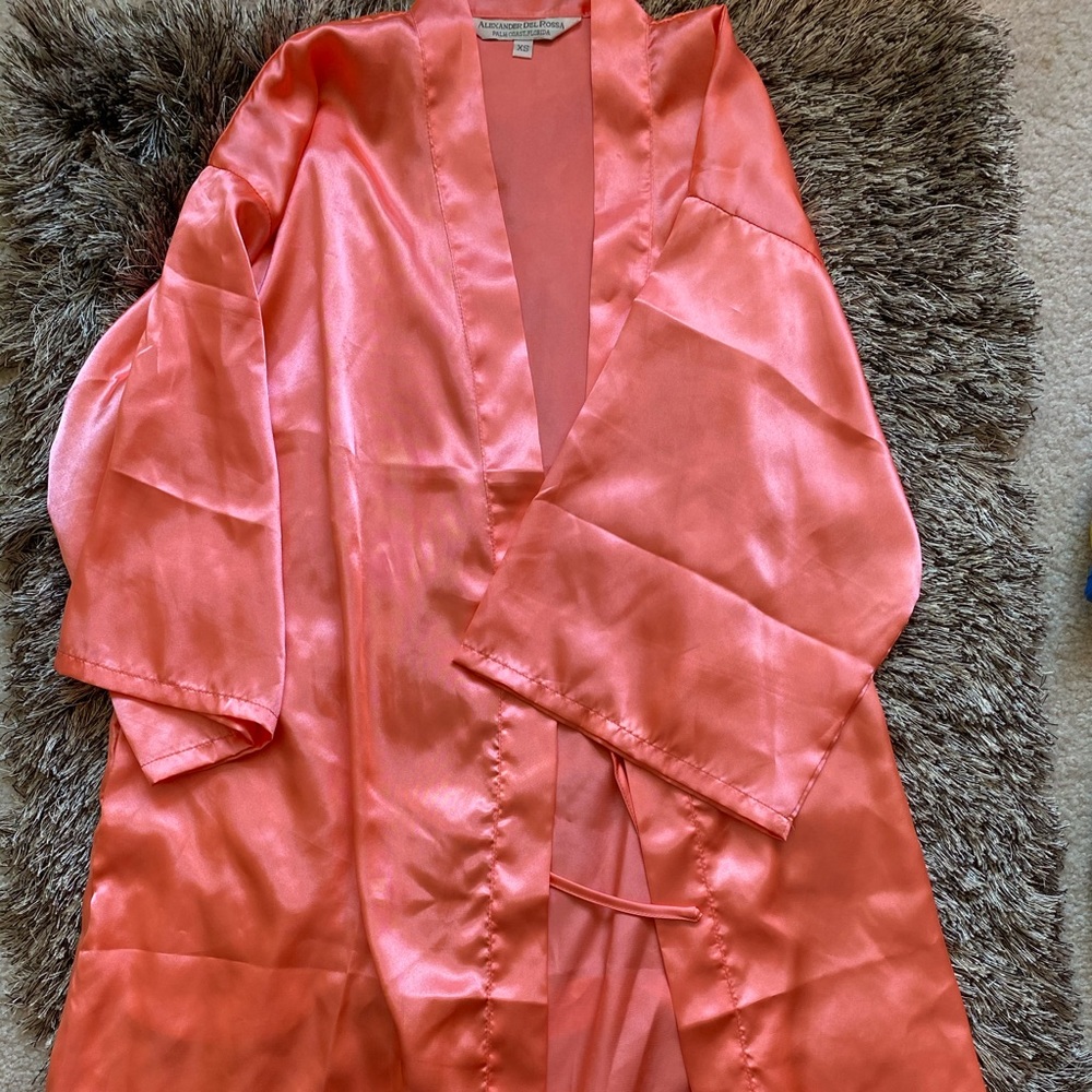 Silky Pink robe